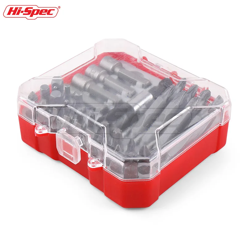 34-Piece Set Portable Of Screw And Nut Driver Bits of Tray Case A Comprehensive  Including Long Bits And A Drill Driver Adaptor