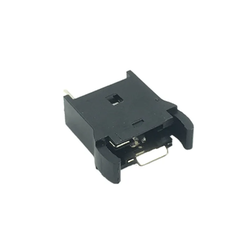 CR1220 держатель батареи BS-12-A1BJ001 DIP 3V одна ячейка вертикальный 2PIN CR1225 CR 1220 Монета Аккумулятор таблеточного типа коробки для
