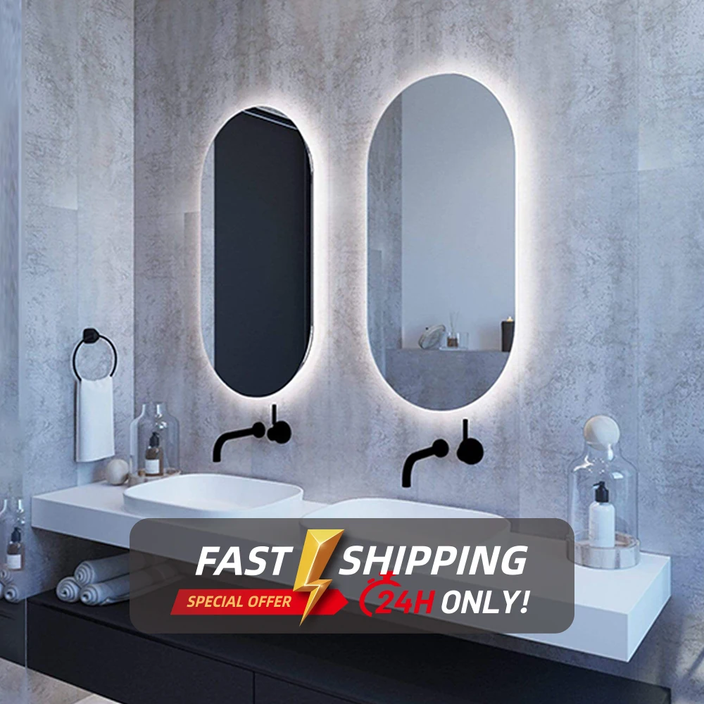 Foshan Goodway customized hotel style wall mounted infinity led smart frame frameless mirror winning makeup bathroom led mirror