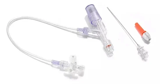 300psi Diagnostic Imaging MRI-Compatible Injector Radiographic Contrast Tubing, Coiled Y T connector tube with check valve