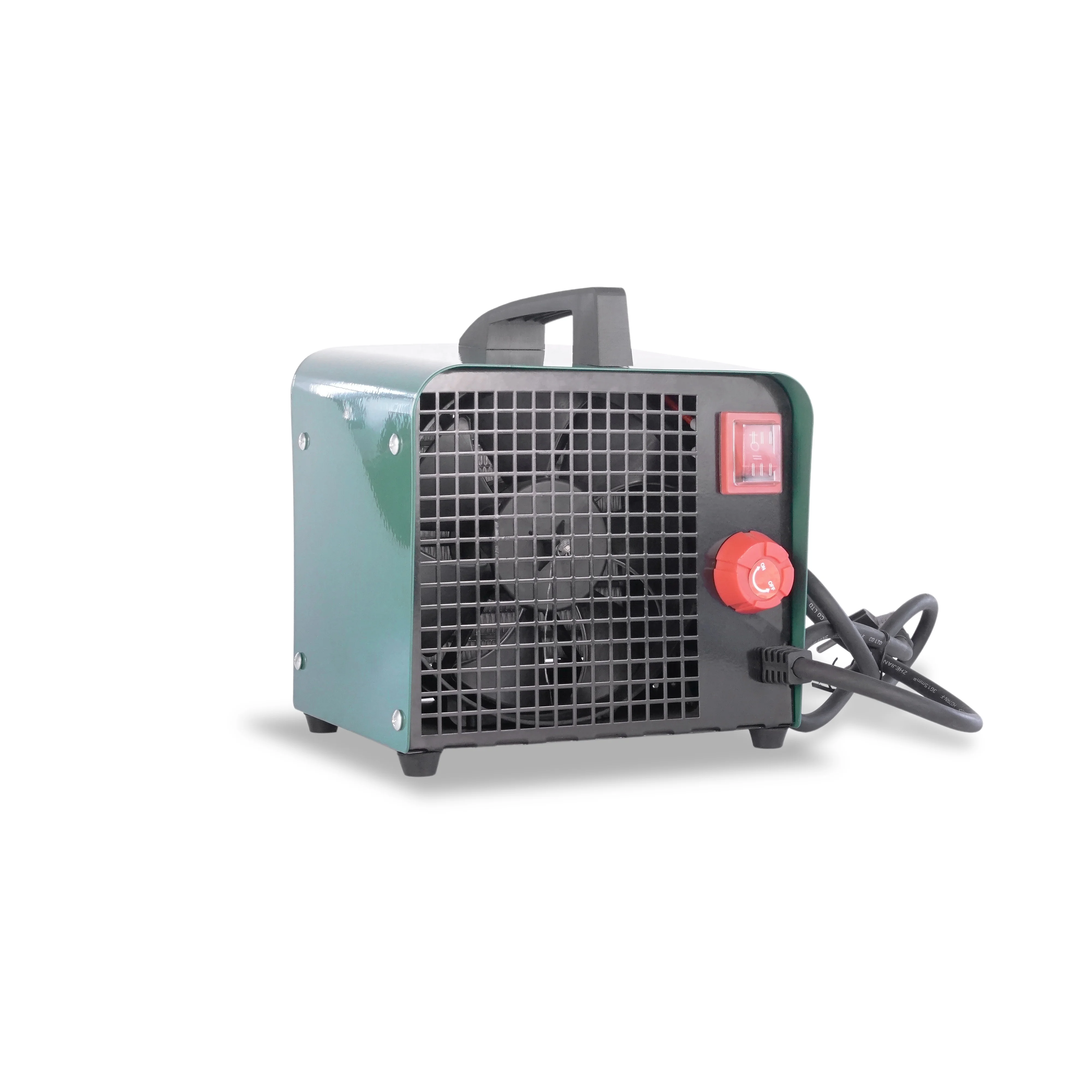 Fashionable 5KW red square Portable Waterproof Indoor PTC Electric Fan Heater