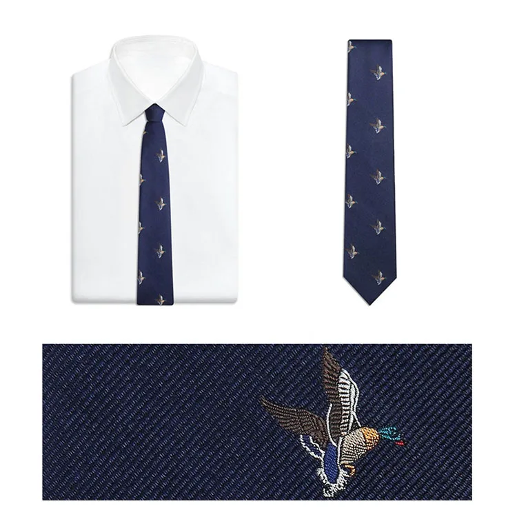 Jacquard Woven custom silk tie sets Vintage Silk Decorative Pattern Necktie silk ties