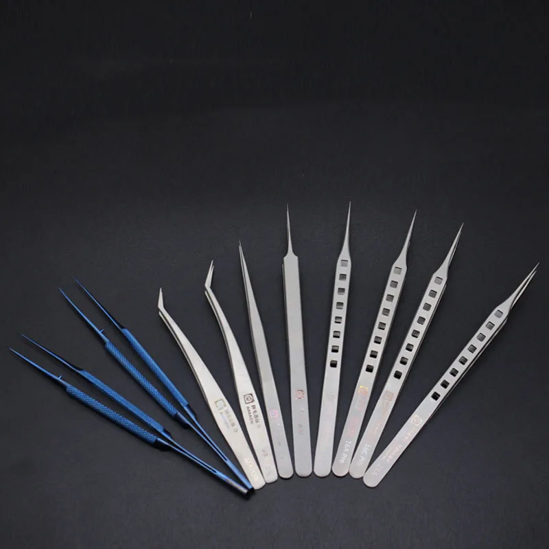 Titanium Alloy/Stainless Steel Jump Wire Tweezers For Mobile Phone Laptop Watch  BGA Soldering Service Repair Tools