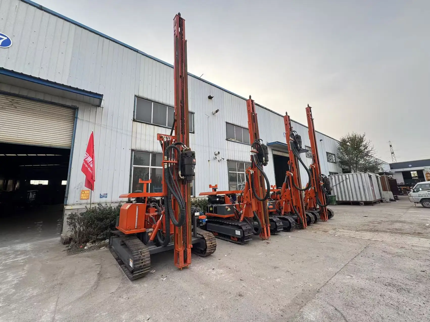 Rotary Drilling Rig with Power Head Gearbox Engine Motor Bearing-Core Components for Drill Rig Competitive Price