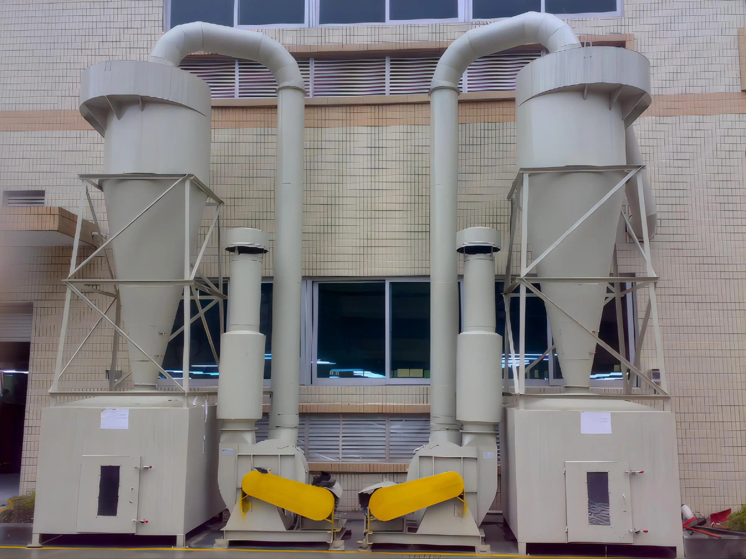 Two Stage Wood Crusher Cyclone Dust Collector for Wood Types of Machines for Dust Treatment