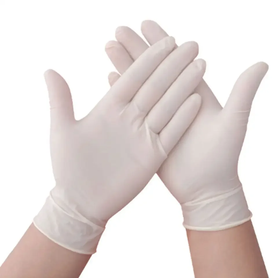 custom white strong full  pure nitrile gloves safe dental wholesale powder free