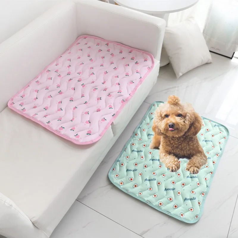 Pet Cooling Mat Kennel Dog Bed Pad Blanket Summer Sleeping Pet Cat Dog Cooling Mat