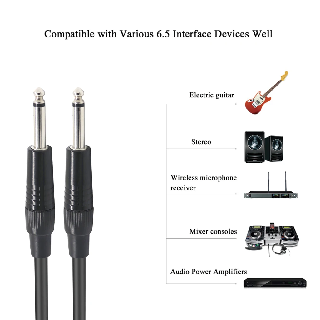 
Premium 6.35mm Mono Jack 1/4