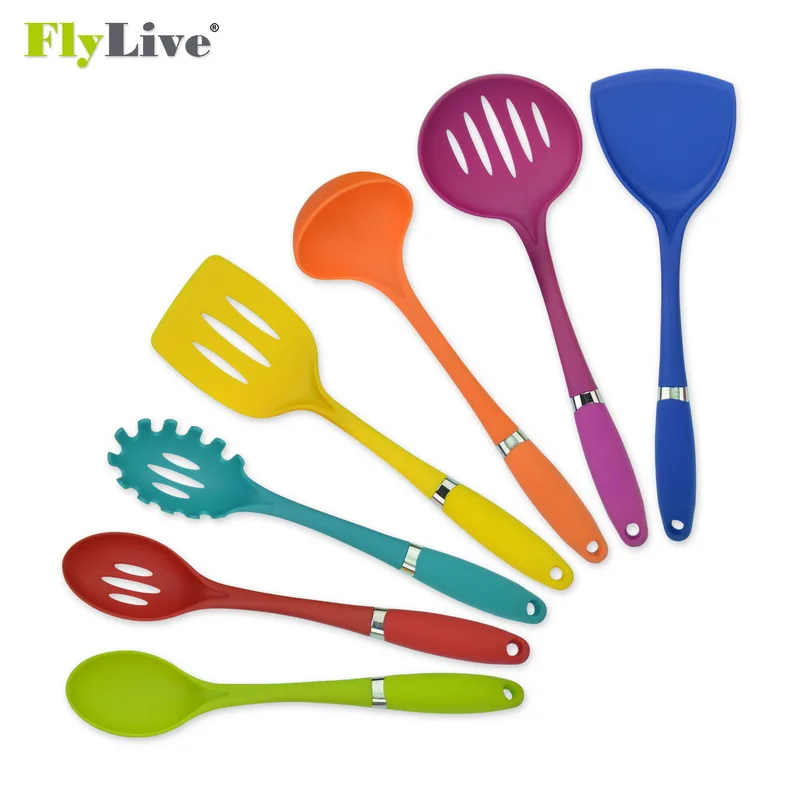 
Hot sell 8pcs Cooking Utensils - Utensil Set Tools for Nonstick Safe Heat Resistant Nylon 