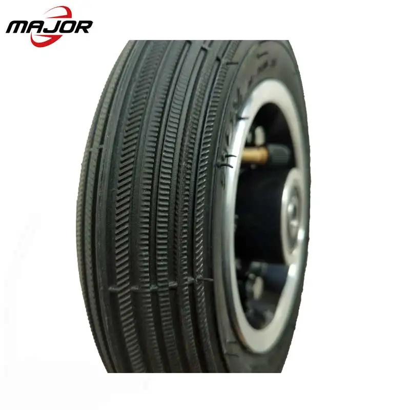 7inch 7x1 3/4 pneumatic tire and wheels with steel rim for tool and children cart