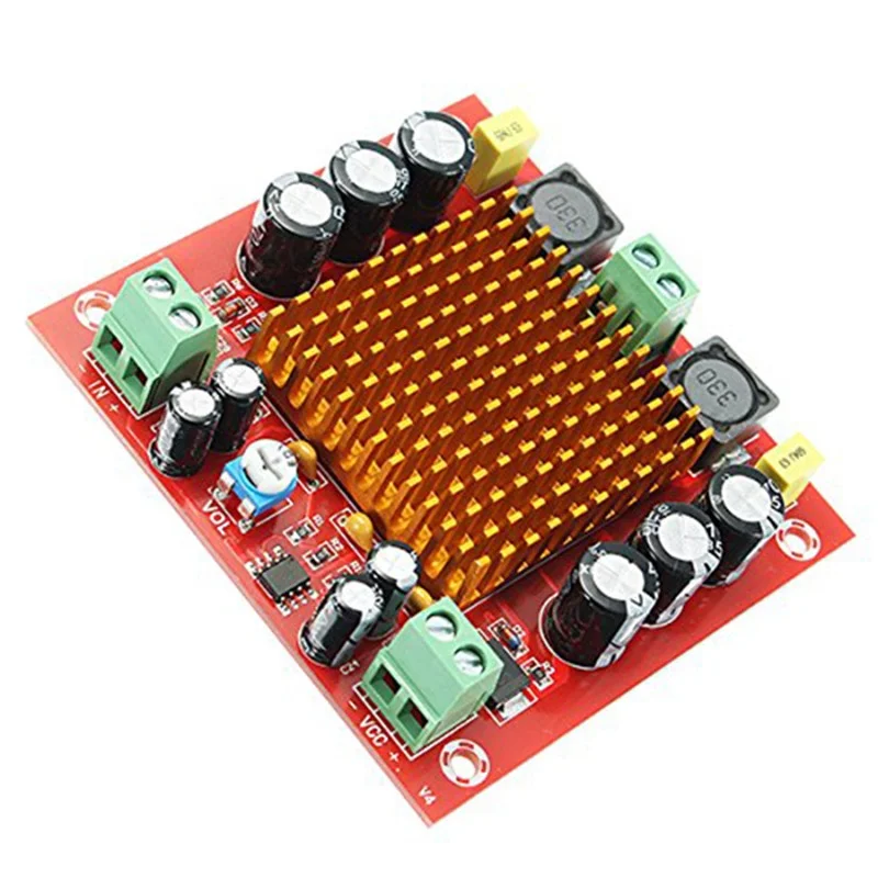 TPA3116D2 TPA3116DA Audio Amplifier Amp Board DC 12V 24V 150W MAX Mono Channel Digital Power Amp Module XH-M544