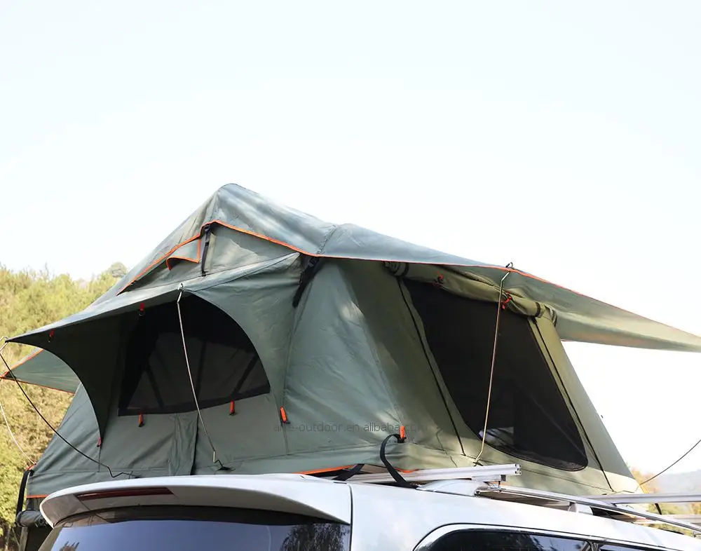 Gold Plus Supplier pop up tent shelter oxford bell nature hike roof top tent with roof rack