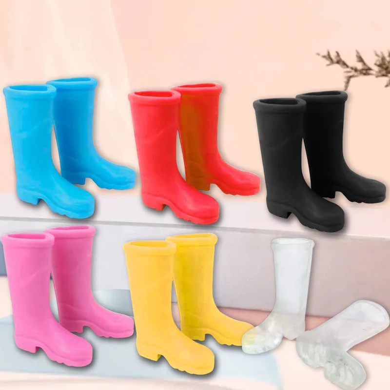 1:12 Doll Toy High Heels Mini 2.7cm Model Miniature Plastic Boots