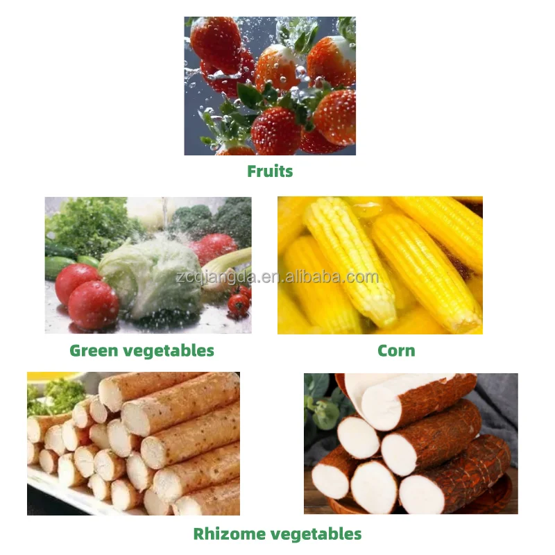 Fruit Mango Seafood Blanching Machine Vegetable Potato Processing Blanching Line