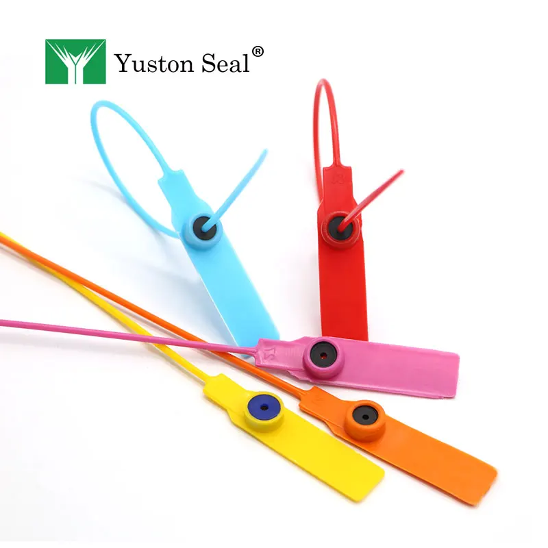 YTPS106 Logo Print factory supply low price security apparel plastic seal with bags