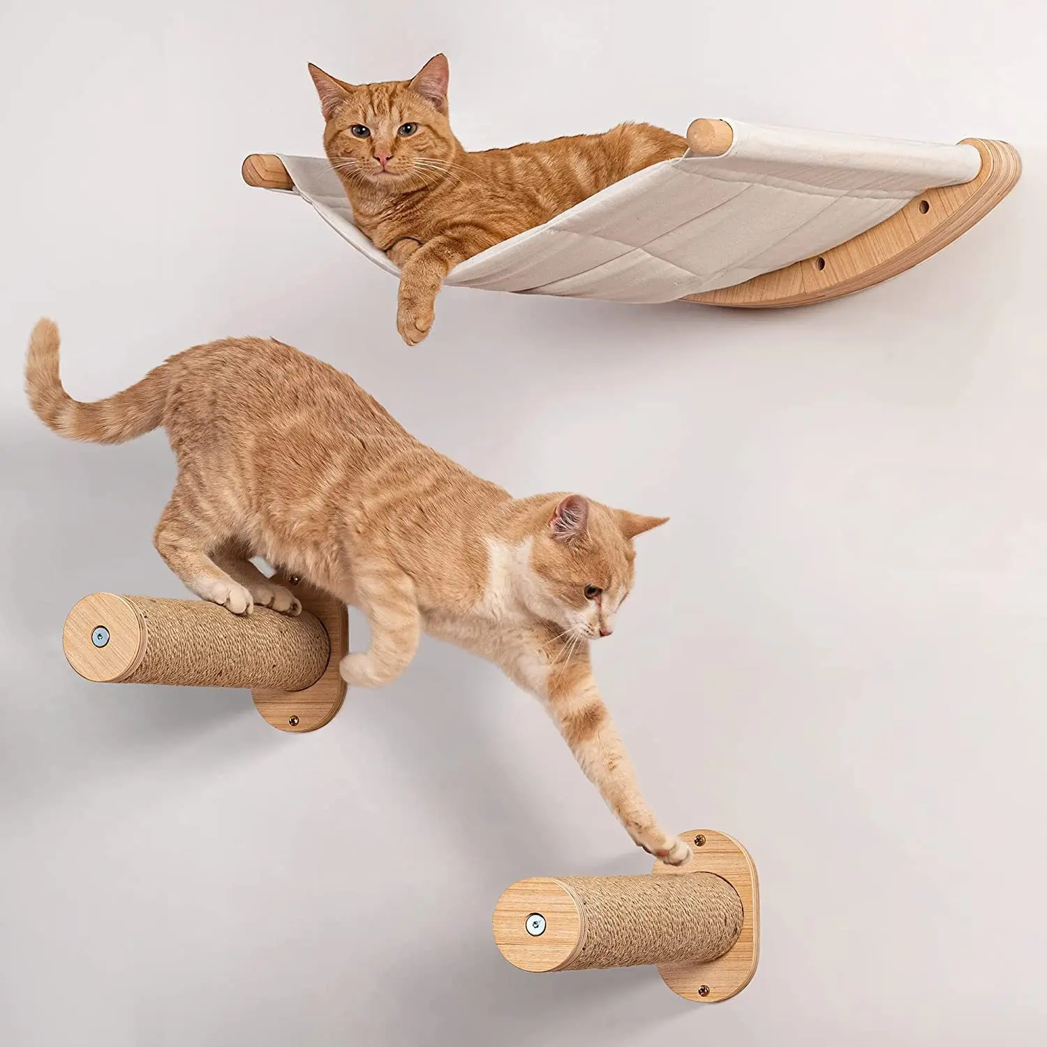 Manufacturer Direct Sales OEM ODM  Pet Shop Cat Hammock Wall Cat Nest cardboard cat scratcher