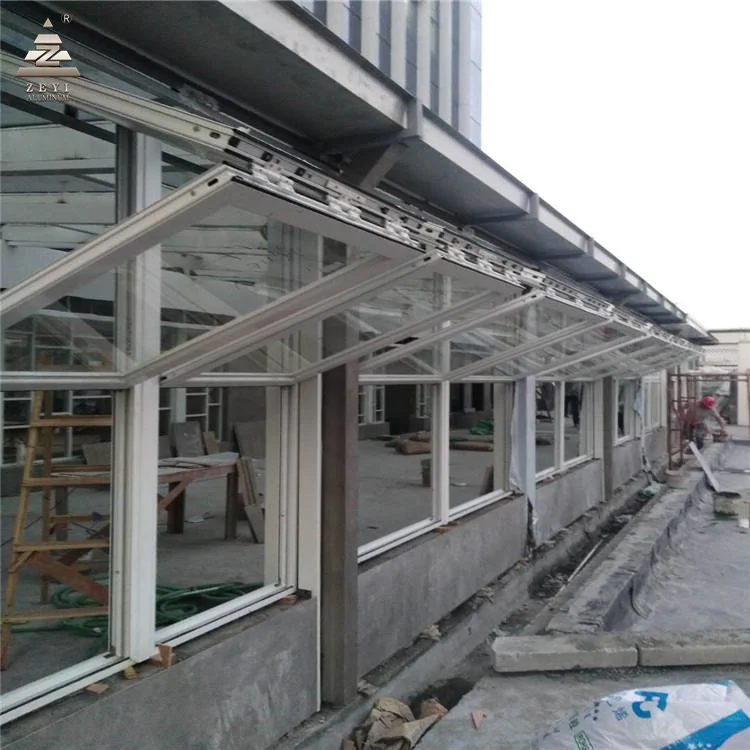 Aluminium Bi fold Window Fold Up Glass Windows American Vertical Roll Up Grid Folding Window For Bar Shop Coffee