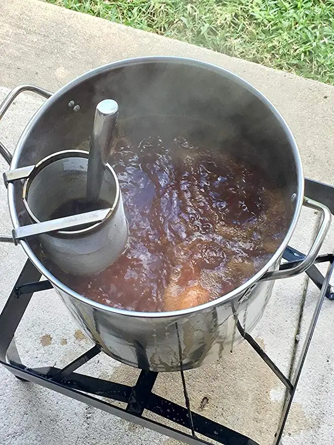 6*14 inch stainless steel hop filter home brewing beer hop spider 300 micron stainless steel brewing filter basket