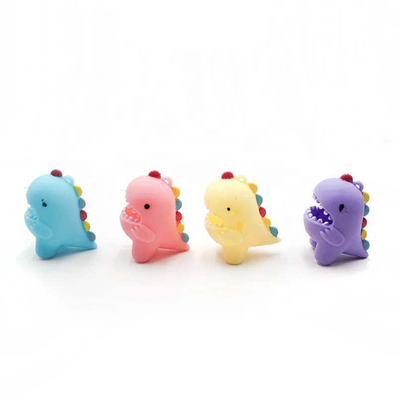 novelty cute squishy keychain toy dinosaur squeeze TPR toy keychain animal cute keychain gift for capsule 219091809