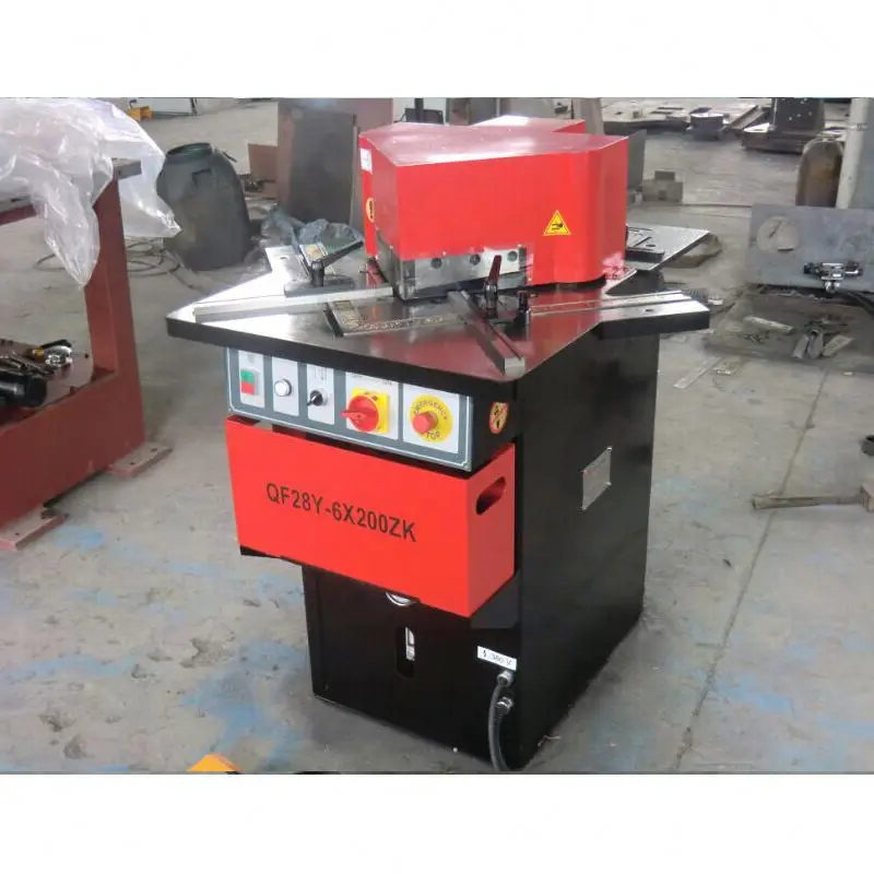QF28Y-6*200ZK metal notching machine, hydraulic cutter, small notching machine