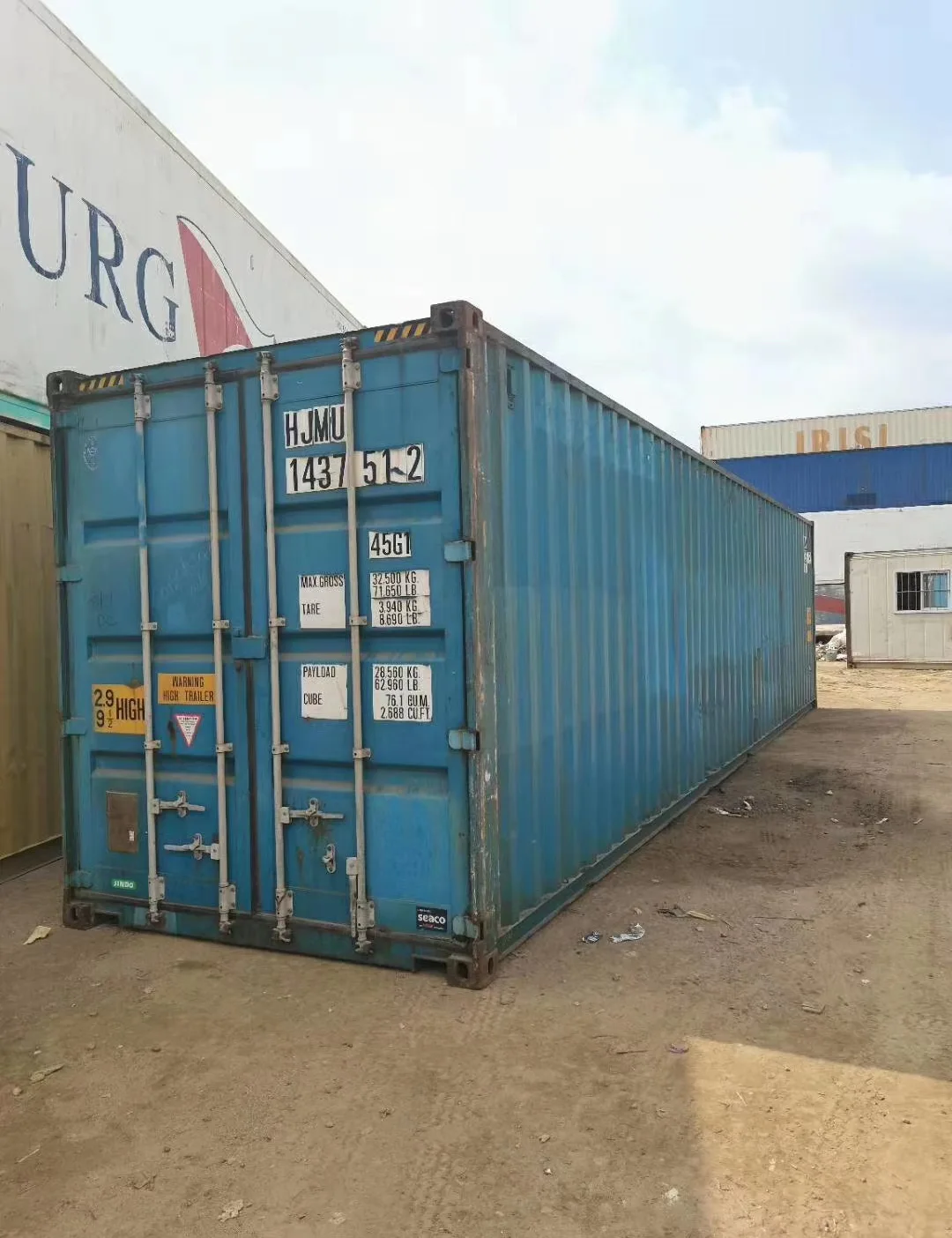 Контейнер б/у ISO 20 футов 40 футов