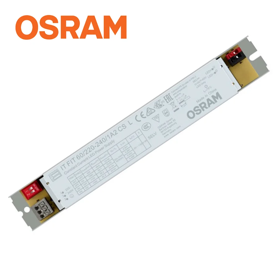 Привод Osram подходит для SELV 5-летний 18 Вт 40 60 75 линейный привод с железным корпусом
