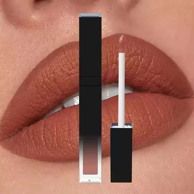 Lipstick Manufacturer Matte Water Proof Pearl Lipstick Private Label Purple Red Lipstick with Logo and Box