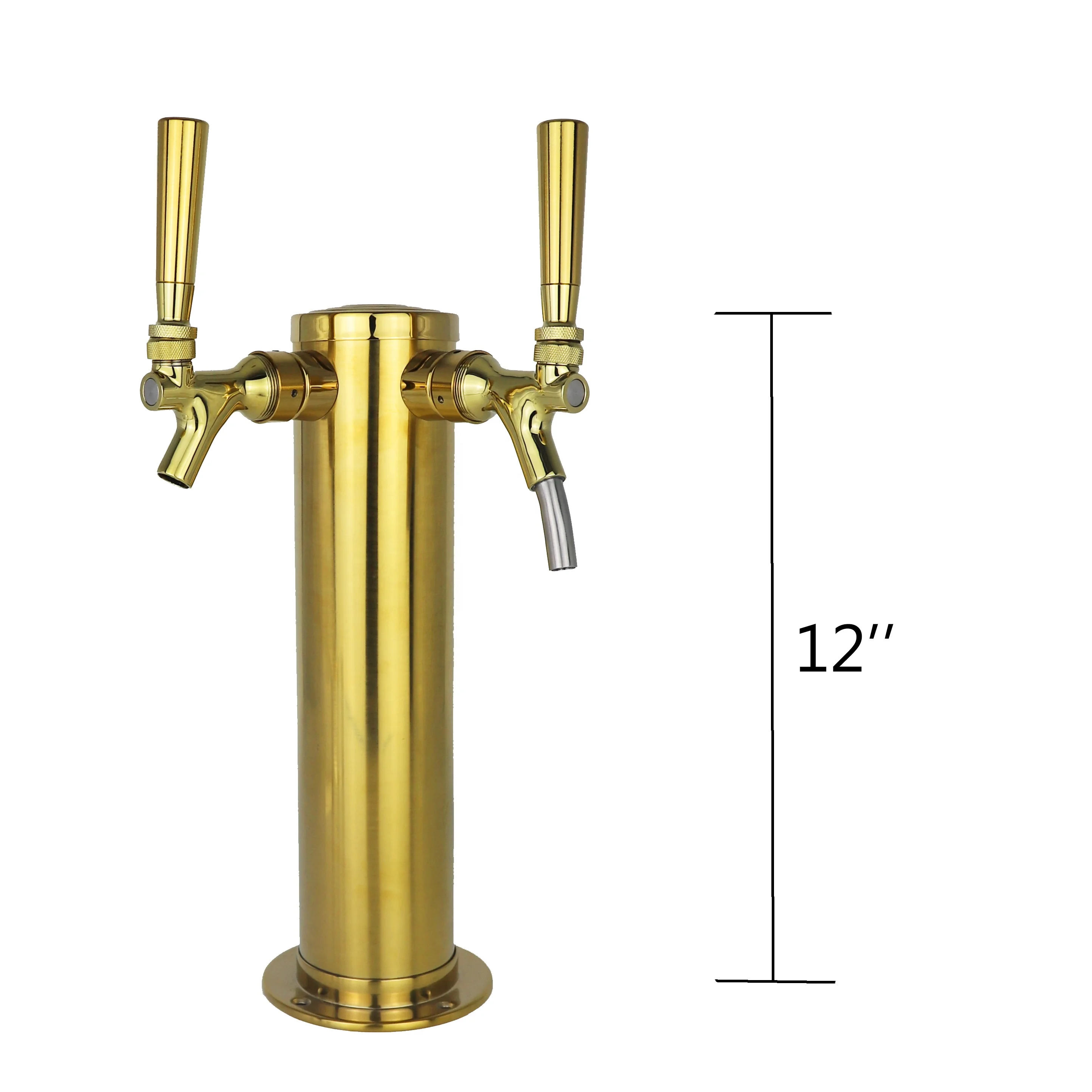 brewing equipment Stainless Steel draft beer tap faucet dispenser tower for Beer Dispenser