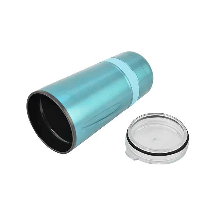 Reusable Stainless Steel Drink Wine Latte Juice Coffee Cup with Cover and Straw