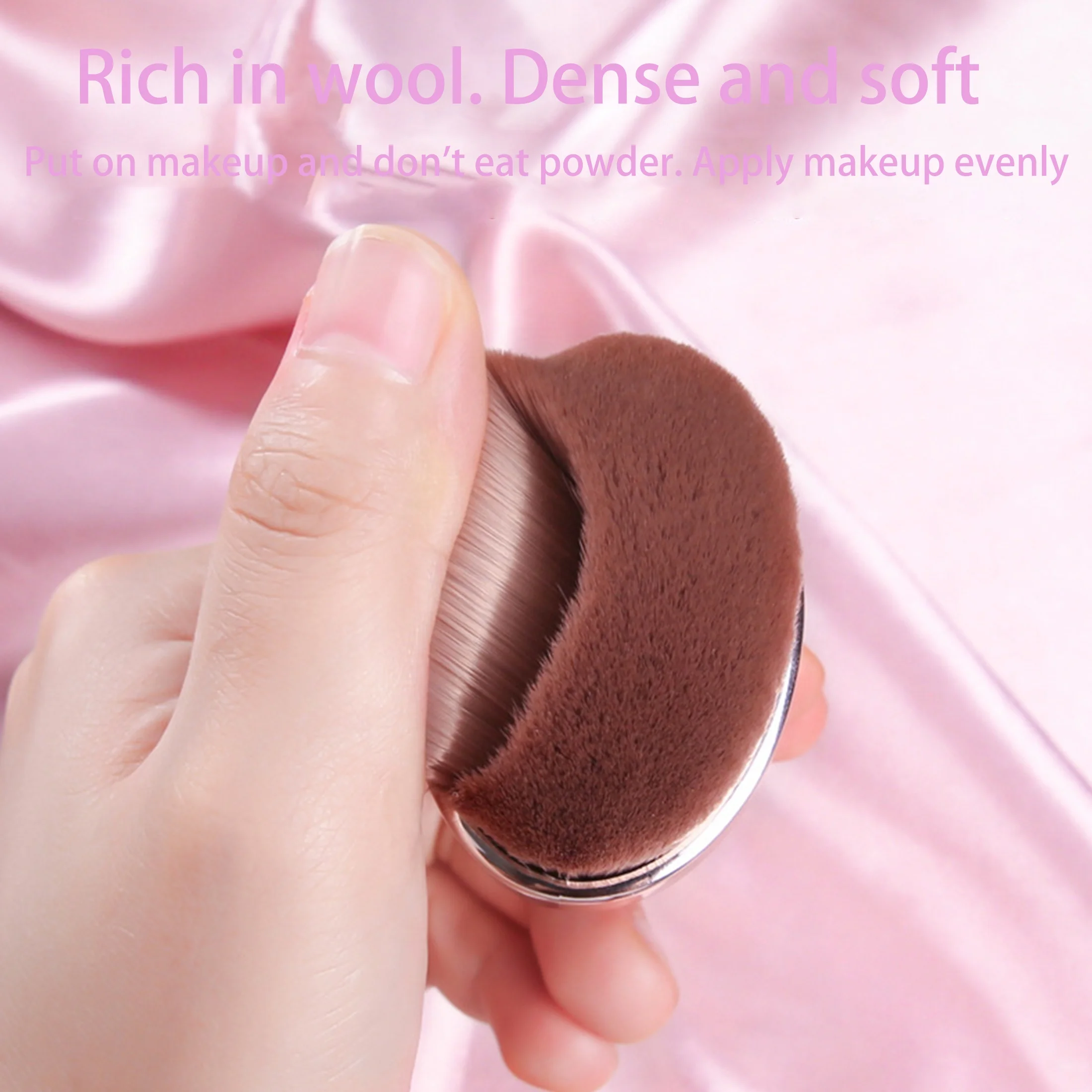 Luxury Travel Custom Logo Blush Foundation 9pcs Makeup Brushes Set Rose Gold Eye Shadow Trade Assurance Opp Bag or Case or Box