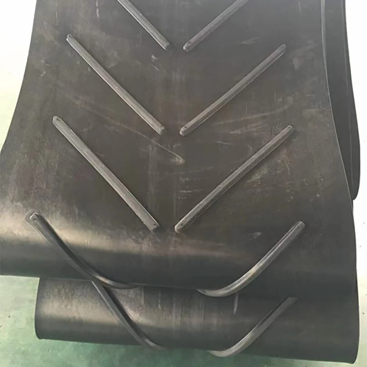 Custom 600mm width Rubber conveyor belt  for truck loading unloading
