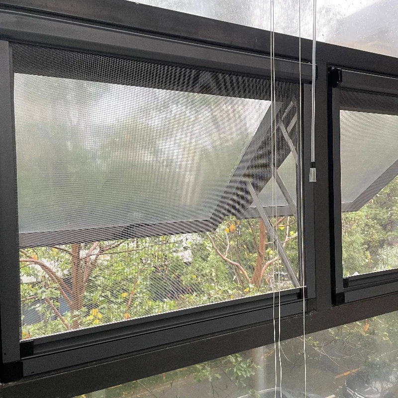 Energy PVC Tilt Turn Windows with Triple Glass Sliding Open Style Double Glazed Aluminium Frame Plastic Tilt Rotate Features