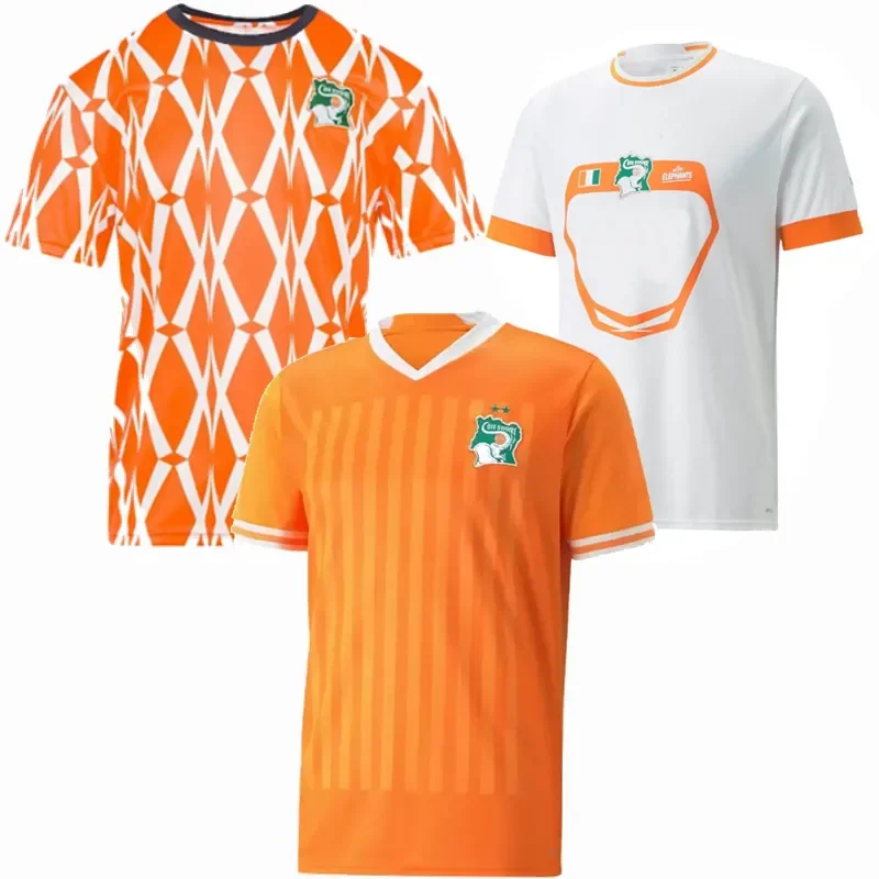 Best Quality Custom Ivory Coast  Player Jersey Thailand Soccer Jersey Football Shirt Uniform Set Team OEM