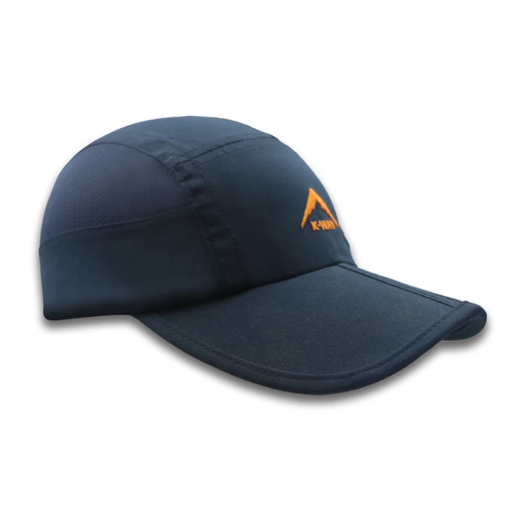 New Fashion Outdoor Running Soft Sports Cap Black Baseball Hat  ,Dry Fast Polyester Lightweight Sport Hats Baseball Caps
