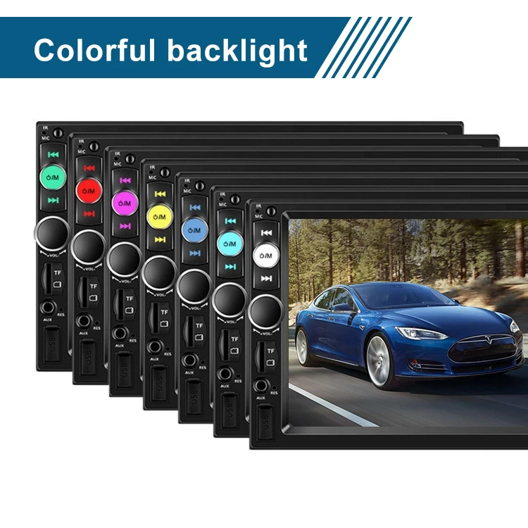 Car Stereo 7inch Double din   universal video player  7010B