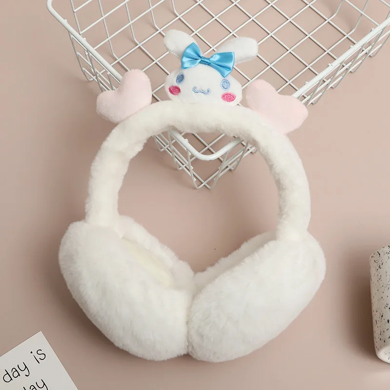 New Style Cute Melody  Pop Up Dancing Ears Windproof Hand  Pressed  Earmuff Cinnamoroll Warmer Headband Earmuffs