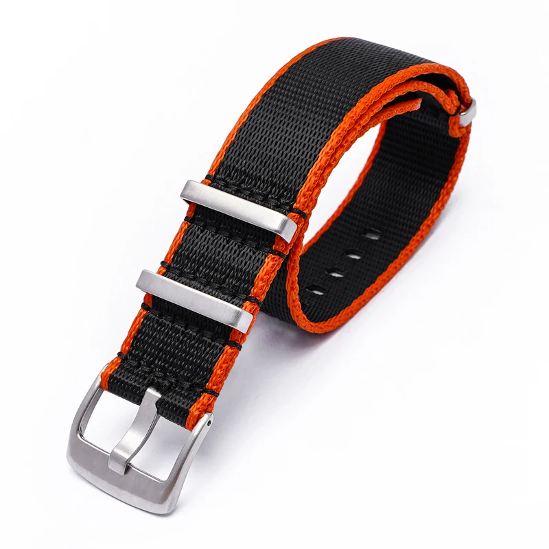Multi-Colors Nylon Watch Strap 18mm 20mm 22mm 24mm Adjustable Canvas Watch Bands Replacement Wristbands
