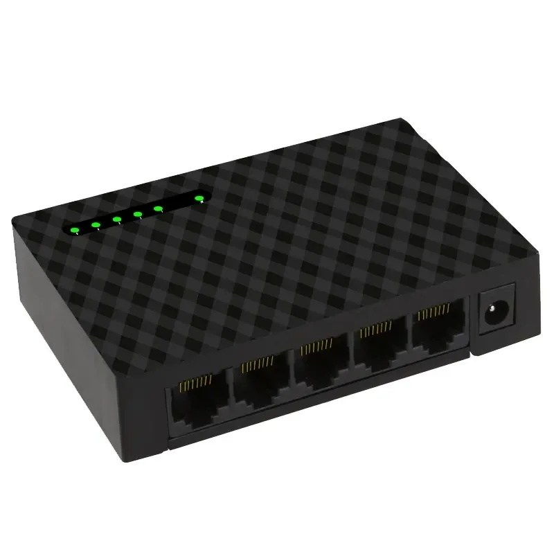 Huastlink New Arrival Mtk7530 10/100/1000 Mpbs 5 Ports Gigabit Network Switch