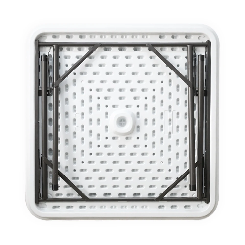 EASTOMMY White Color Plastic Material Blow Mold Domino Game Table