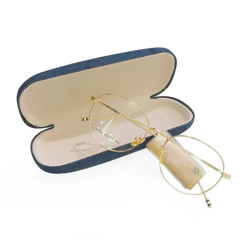 Factory Wholesale Optical Glasses Iron Box Custom Logo Fashion Purple Blue Eyeglass Hard Case Sunglasses Storage Boxes
