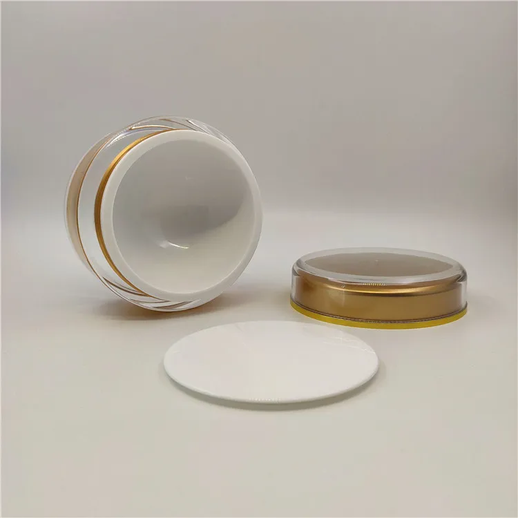 100g/ml round bottles cream bottle oem cosmetic jar acrylic jar can print logo