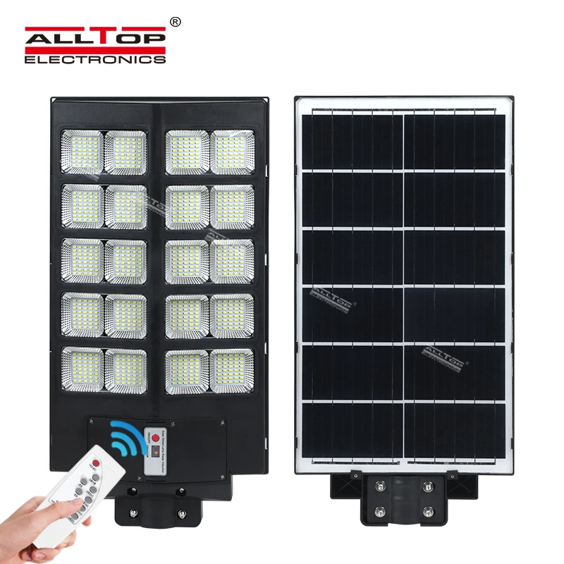 ALLTOP Intelligent Remote Control Radar Sensor Out Door 50 100 150 200 300 500 W Solar Led Street Light