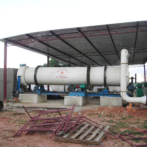 Efficient TDQ Rotary Drum Dryer For Drying Metal Textile Dyeing WWTP ETP STP Sludge Cake Slurry With Dispersing Shaft