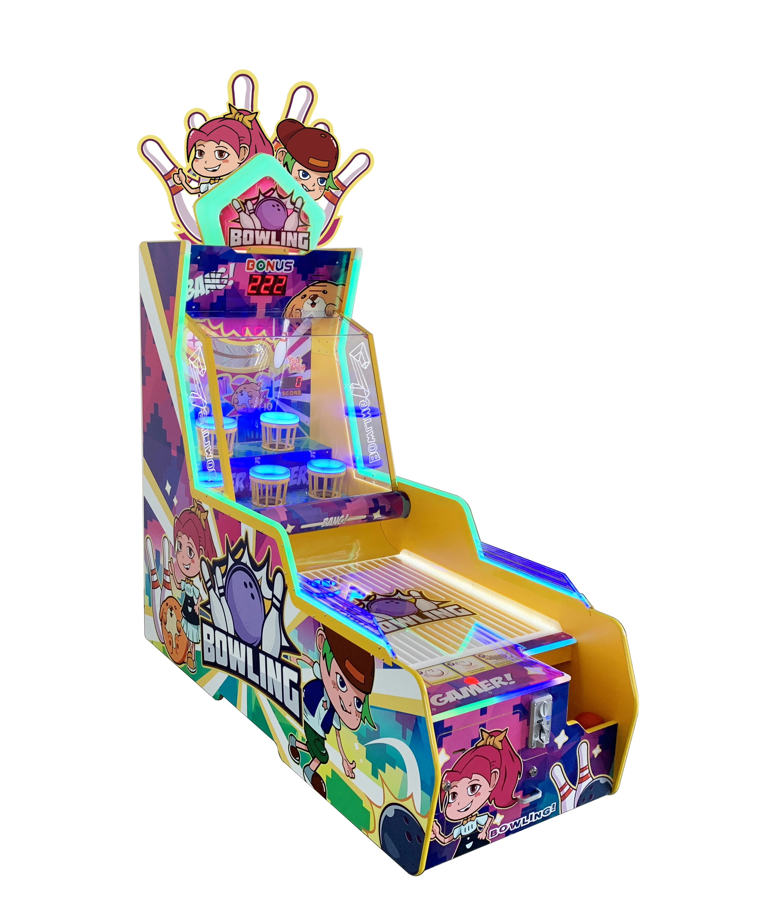Best Price Bowling 2 Machine Game For Sale Made In China