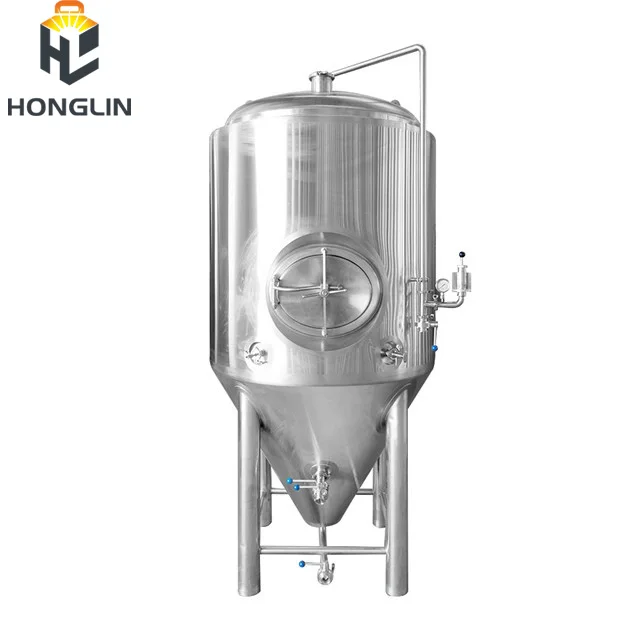 Honglin stainless Steele fermentation jacket tank 5000L conical fermenter
