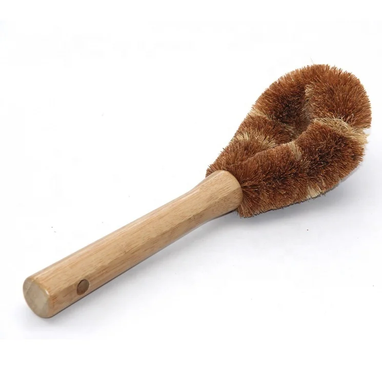 Eco Friendly Bamboo Wood Beechwood Kitchen Cleaning Scrub Dish Brushes