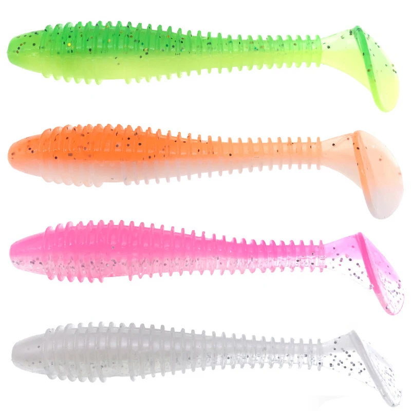 CWDR09B soft plastic fishing lure silicone fish lure set artificial soft baits fishing lure