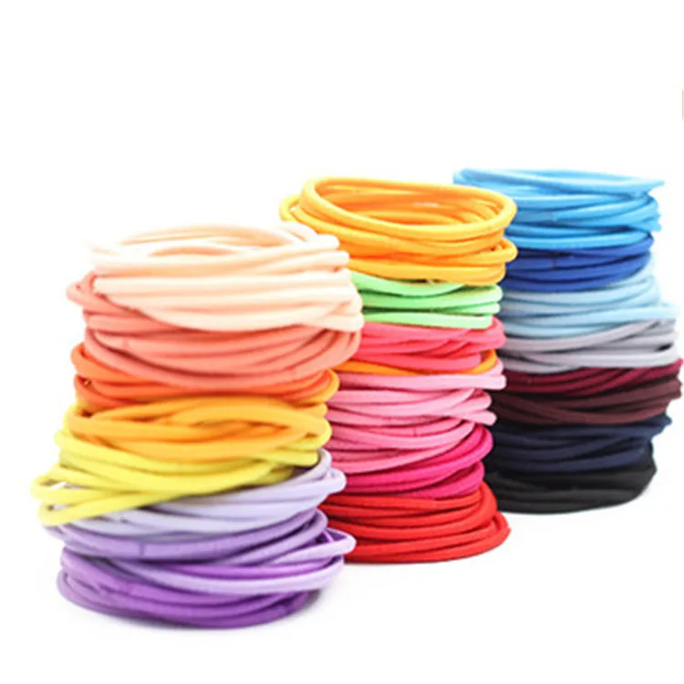 Manufacture Price Elastic Hair Band For Girls Fashion Simple Style Women Rubber Band Hair Gum Ropes Hair Scrunchies