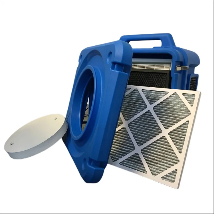 Portable air purifier carbon filter industrial environmental protection healthy air scrubber for smoke and fire