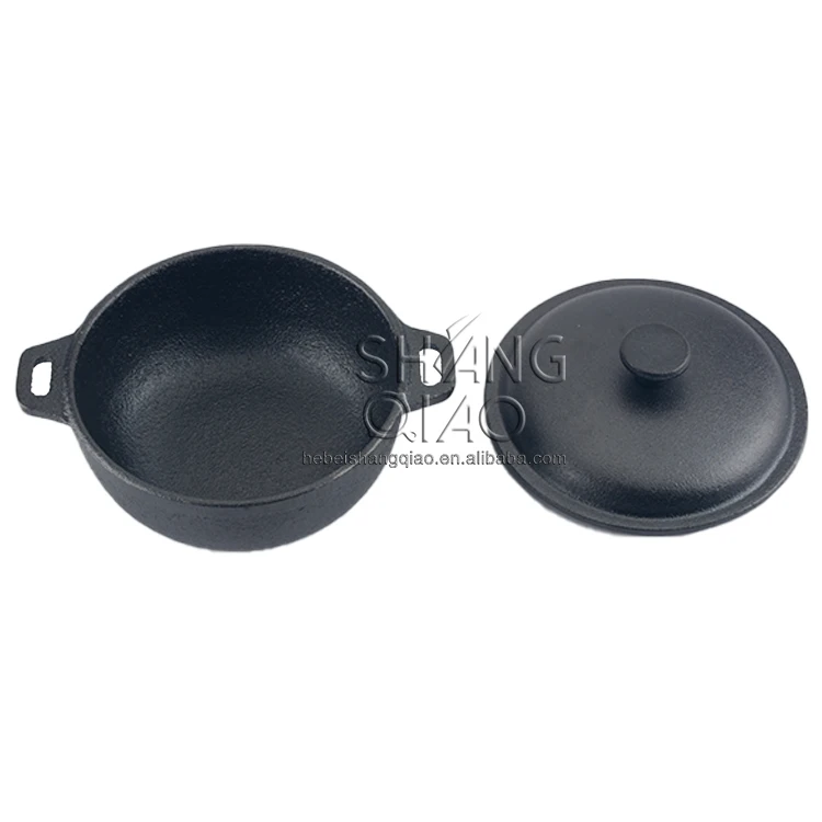 Предварительно приправленный чугунный кастрюля Ramekins мини блюда для супа с французским луком